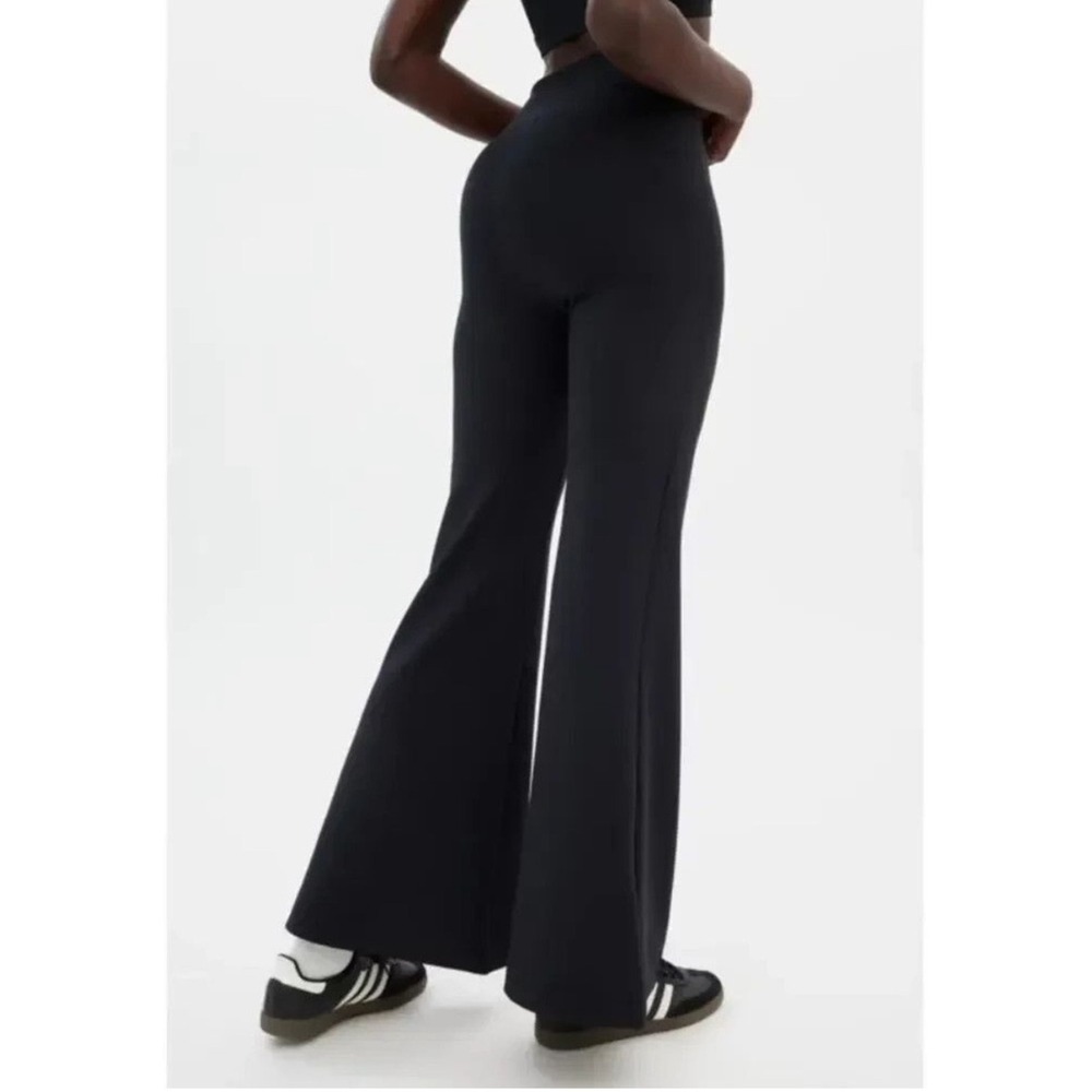 Girlfriend Collective Leggings Womens Large Black High Rise Flare Large Yoga NWT